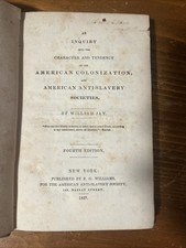 1837 American Colonization And American Anti-Slavery picture