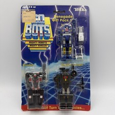 RARE 1985 Tonka Go Bots Renegade Gift Pack #2 Crasher, Geeper Creeper, Tank NOS  picture