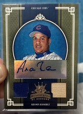 2005 Donruss Diamond Kings - Aramis Ramirez #49 Gold Materials Signatures /50 SP picture