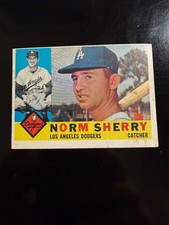 1960 Topps Baseball - High Number Norm Sherry #529 (RC) Dodgers VGEX picture