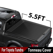 5.5FT Retractable Truck Bed Cover Hard Tonneau Cover For 2007-2021 Toyota Tundra picture
