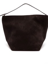 Toteme Black Belted Suede Tote Bag NWT picture