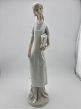 VTG Lladro “Nurse With Charts” #4603 Porcelain Figurine 14” Tall Retired  Spain picture