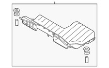 Genuine Nissan Air Duct 16554-5AA1A picture