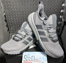 adidas Kaptir 4.0 Grey Carbon MENs Size 12 NEW W Box/Tag FREESHIP JR8529 picture