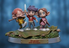 F. ART ACTION FIGURE 3D DIORAMA THE MOUNTAIN GNOMES, Resin Coloring picture