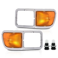 Fit For 2000-2015 Ford F650 F750 F-650 F-750 Headlights Bezel Corner Light Pair picture