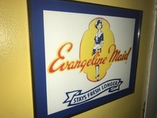 Evangeline Maid New Orleans Bread Bakery Kitchen Diner Framed Advertising Sign picture