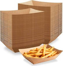 250 Pack 2lb Paper Food Boats - Heavy-Duty Food Trays Disposable,Paper Food T... picture
