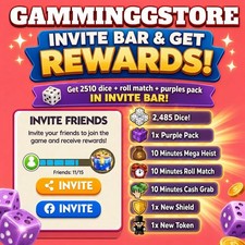 Mono_poly Go Invite Bar Dice Bost Get 2510 Dice With Rewards Read Description 💫 picture