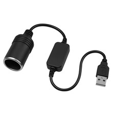 5V USB to 12V Car Cigarette Lighter Socket Adapter, Power Bank Converter for Car picture