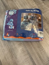 Vintage 2000 Blue’s Clues Twin Sheet Set 3 Pc Sealed Dan River Made USA picture