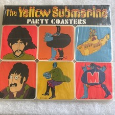 BEATLES YELLOW SUBMARINE ORIGINAL PARTY COASTERS (USA,1968) picture