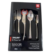 Zwilling J.A. Henckels Twin Brand Bellasera 45 Piece Flatware Set - NEW IN BOX picture