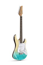 Donner DST-550 ST Style Beginner Guitar HSS - Seafoam + Gig Bag Tremolo picture