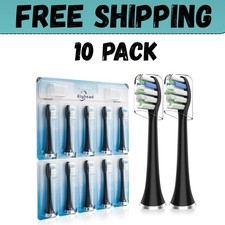 Toothbrush Heads 10-Pack for Aquasonic Black/Vibe/Duo Series Medium Bristles picture