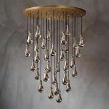 Vintage Luxury Raindrop Light, Vintage Round Chandelier Light Lighting Pendant picture