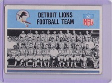 1966 Philadelphia Football - Detroit Lions # 66 picture