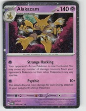 Alakazam (Cosmos Holo) 082/167 Rare Blister Exclusives Pokemon Near Mint picture