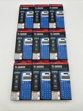 *New*Lot Of 9 Texas Instruments TI-30X IIS Scientific Calculator Lightning Blue picture