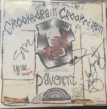 Pavement Full Band SIGNED Crooked Rain VINYL Stephen Malkmus +4 picture