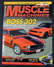Hemmings Muscle Machines Magazine September 2011 Boss 302 Racing Legacy picture