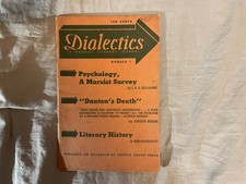 Dialectics A Marxist Literary Journal 1939 1930's Vintage Marx Haldane Kresh picture
