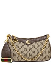 Gucci Ophidia Gg Small Canvas & Leather Shoulder Bag Women's Beige picture