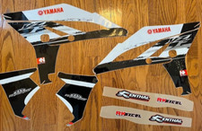 YAMAHA YZF250 SHROUD SWINGARM GRAPHICS KIT YZ250F 2010 2011 2012 2013 retro picture