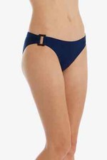Helen Jon Tortoise Navy Blue Hipster Bikini Bottoms L30150 Womens Size Large picture