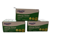 3-Equate Allergy Relief Medicine, Chlorpheniramine Tablets, 100 Count picture