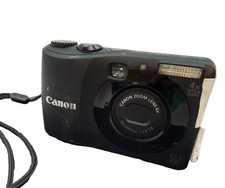 Canon PowerShot A1200 HD 12.1MP Black Digital Camera 4x Zoom **Tested***Repair** picture