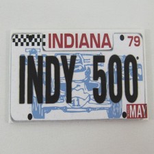 1979 Indy 500 License Plate Magnet Indiana picture