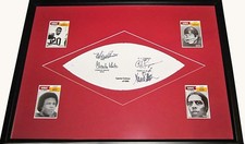 OJ Simpson Marcus Allen Mike Garrett Charles White signed USC Heisman framed JSA picture