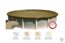 Buffalo Blizzard Supreme Plus Tan Round Swimming Pool Winter Cover - Choose Size picture