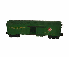 ​Vintage Postwar Lionel 6572 REA Green Refrigerator Car 1958-59 O Gauge REX picture