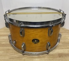 Vintage Leedy & Ludwig Concert King 15” x 8” Snare Drum – Natural/Maple Finish picture