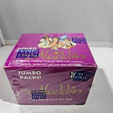 1993 SkyBox Disney Aladdin Jumbo Trading Card Box Rare picture