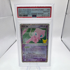 Pokemon 2021 Mew ex 88/92 Celebrations Classic Collection Holo PSA 10 picture
