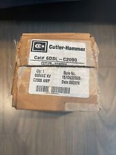 New Cutler Hammer Fuse 600VAC KV C2000 Cat # 6DSL-C2000 AMP Style No. 151D932G05 picture