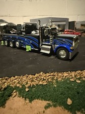 DCP by First Gear 1:64 Diecast Peterbilt 389 Century 1150 Wrecker Black Blue Gr… picture