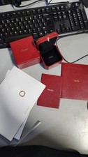 Cartier Trinity Style Three Tone Interlocking Ring with Box Papers picture