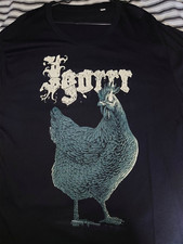 Rare Igorrr Band Rooster Eyes Fire Shirt Classic Black Unisex S-5XL picture