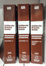 2025 Insurance Litigation Rutter California Practice Guide Thomson Reuters NEW picture
