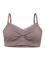 Seamless Wireless Coobie Lace V Neck Bralette Adjustable Straps One Size  picture