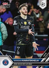 TOPPS NOW 25-2026 UCL CHAMPIONS LEAGUE #105 KVICHA KVARATSKHELIA PSG PREORDER picture