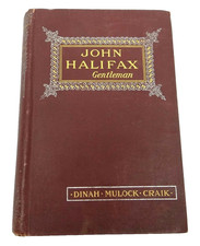 Antique John Halifax Gentleman Miss Mulock Illustrated 1890 Hardcover Book Old  picture