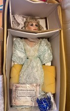 Rustie Welden Museum of Fine Collectibles Porcelain Doll SKYE 42” RARE NIB COA picture