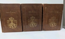 LA CIUDAD DE MEXICO 3-Vol Set Complete José María Marroqui 1969 Leather Binding picture