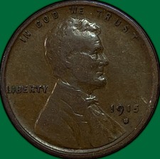 1915-S Lincoln Wheat Cent Fine F Coin #49534 picture